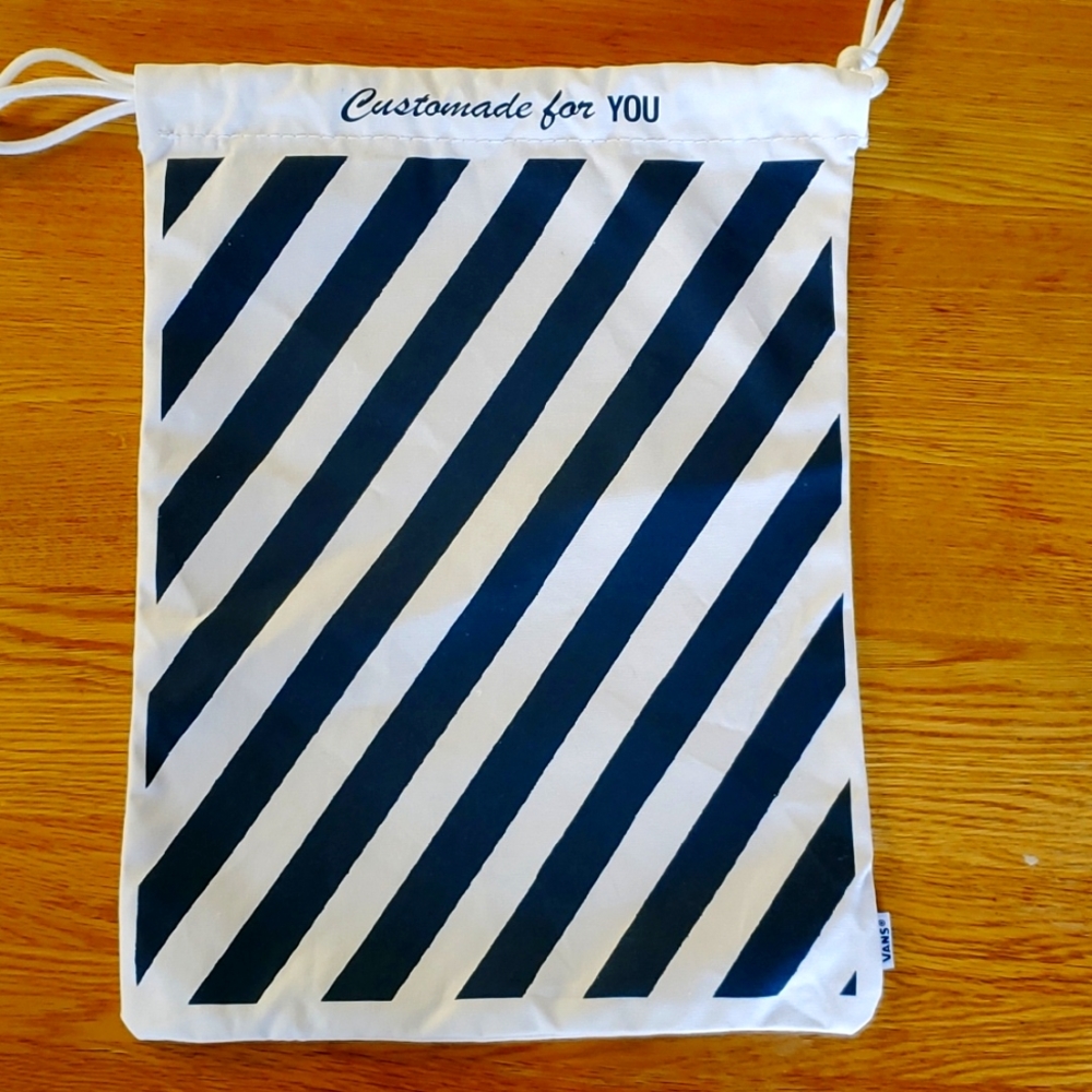 🛍Vans drawstring bag, Customade for YOU, EUC